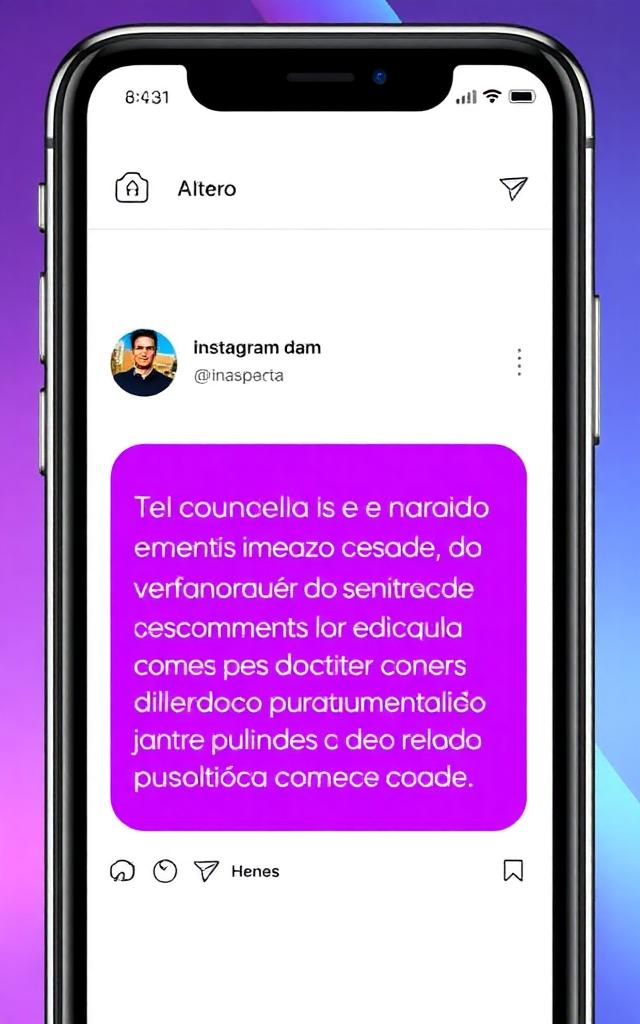Print de mensagem no Instagram elogiando o CIGC